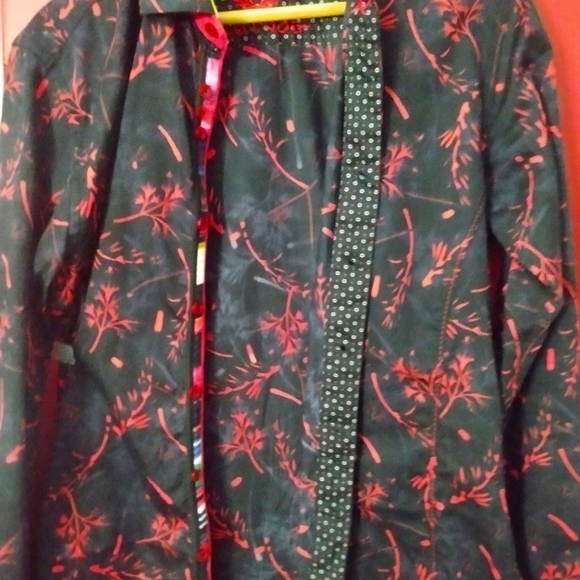 Au Noir men's chemise/long sleeve casual dress shirt - Picture 3 of 6